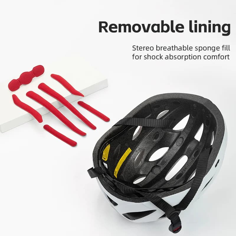 Ultralight justerbar EPS cykelhjelm med visir