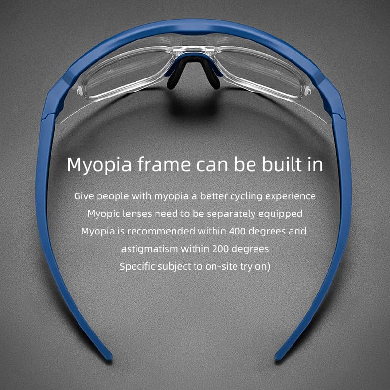Polariserede cykelbriller med 4 linser