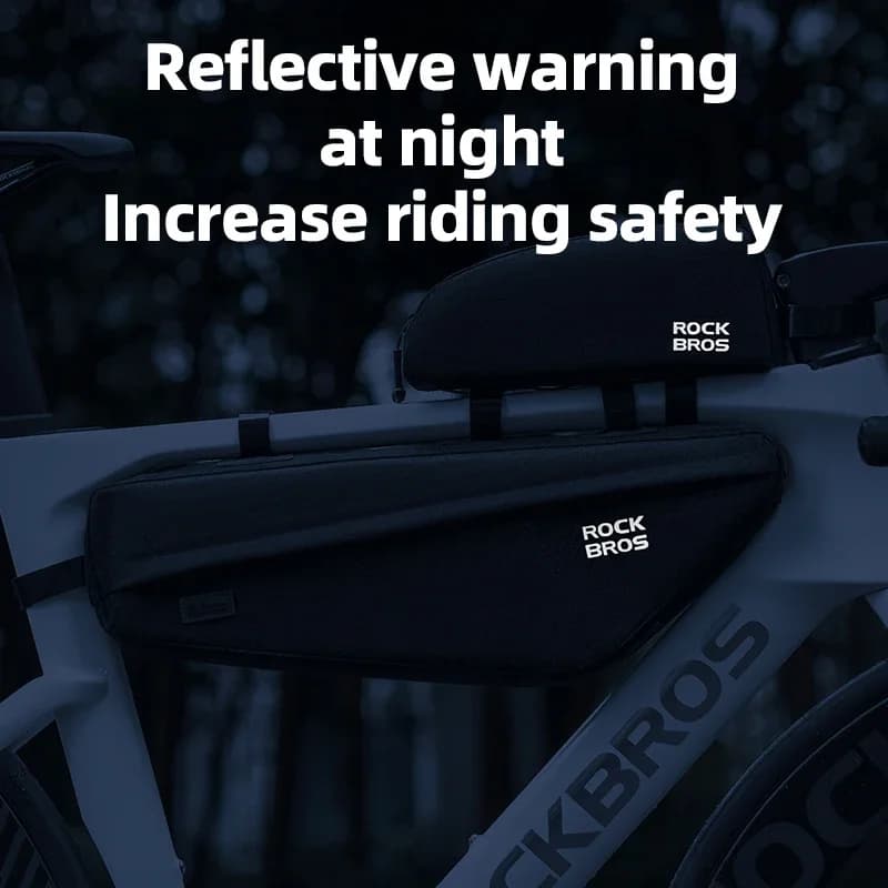 Vandtæt cykeltaske til top tube