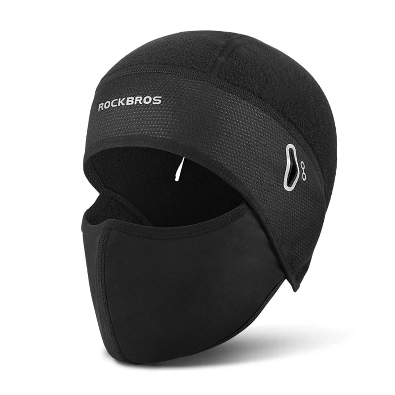 Vinter termisk fleece vindtæt cykelbalaclava