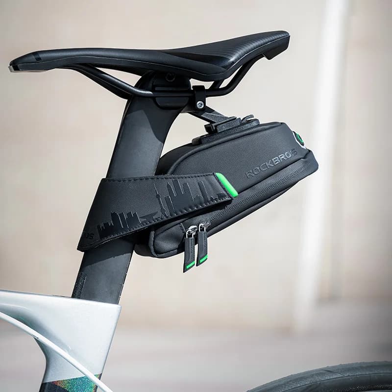 Stor kapacitet vandtæt cykelsadeltaske