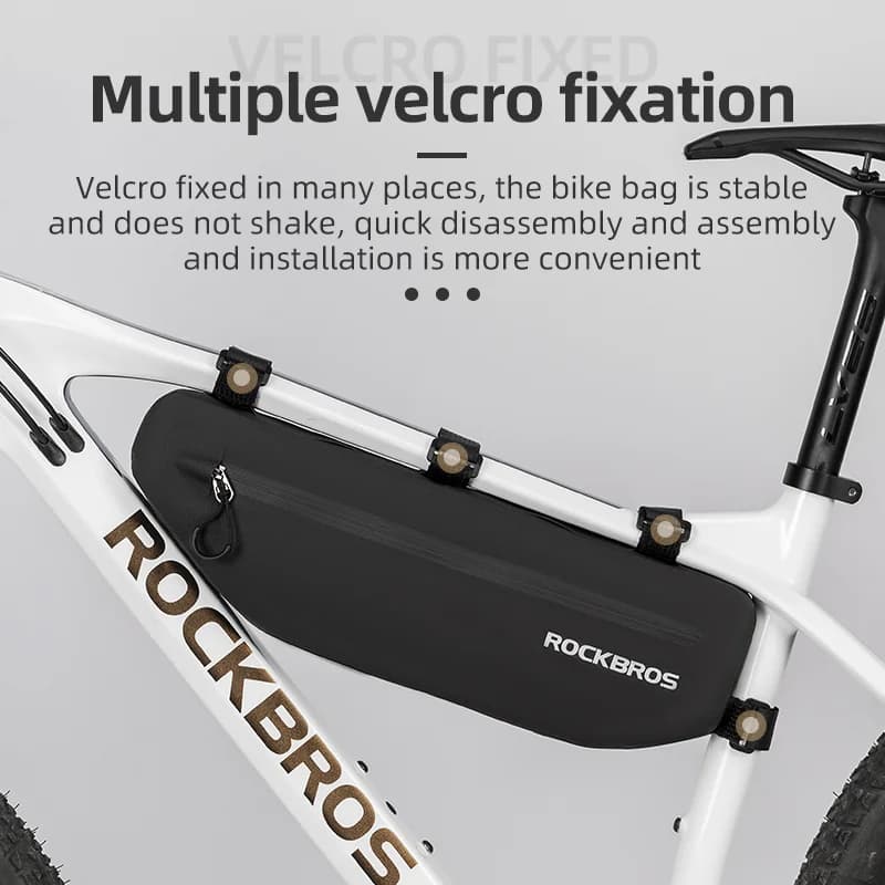 Vandtæt Stor Kapacitet Cykel Top Tube Taske