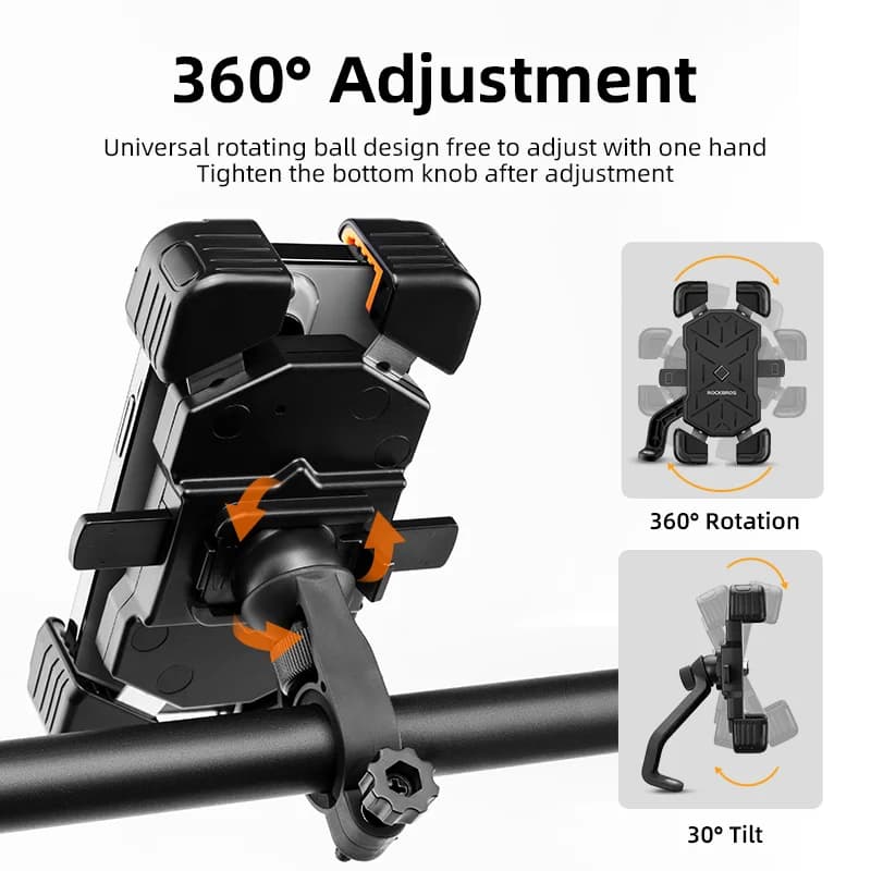 360 graders universal telefonholder til cykel