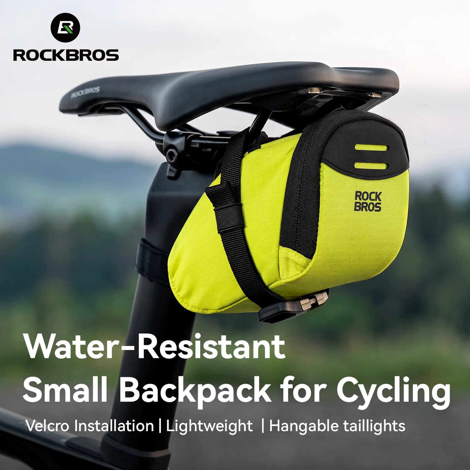 Mini 0,4L transportabel sadeltaske til cyklen