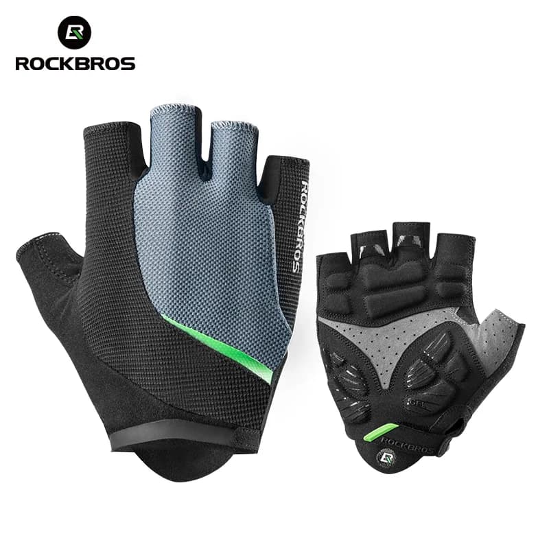 Sommer åndbare halvfinger cykelhandsker med gel-pad