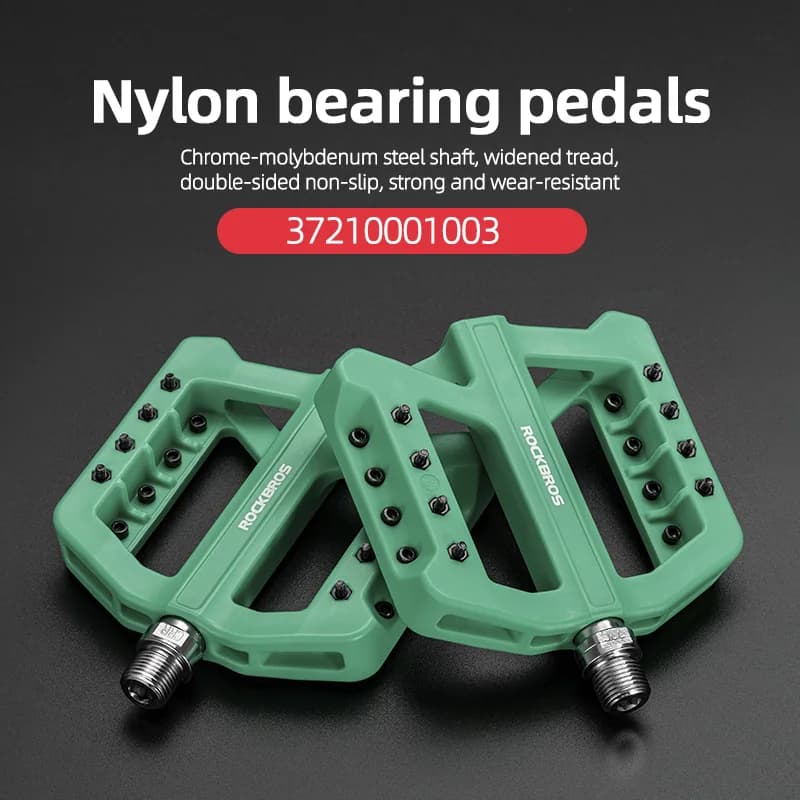 Ultralette nylon pedaler med skridsikre flade cykelpedaler
