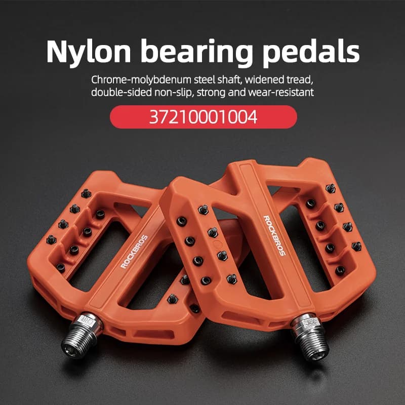 Ultralette nylon pedaler med skridsikre flade cykelpedaler