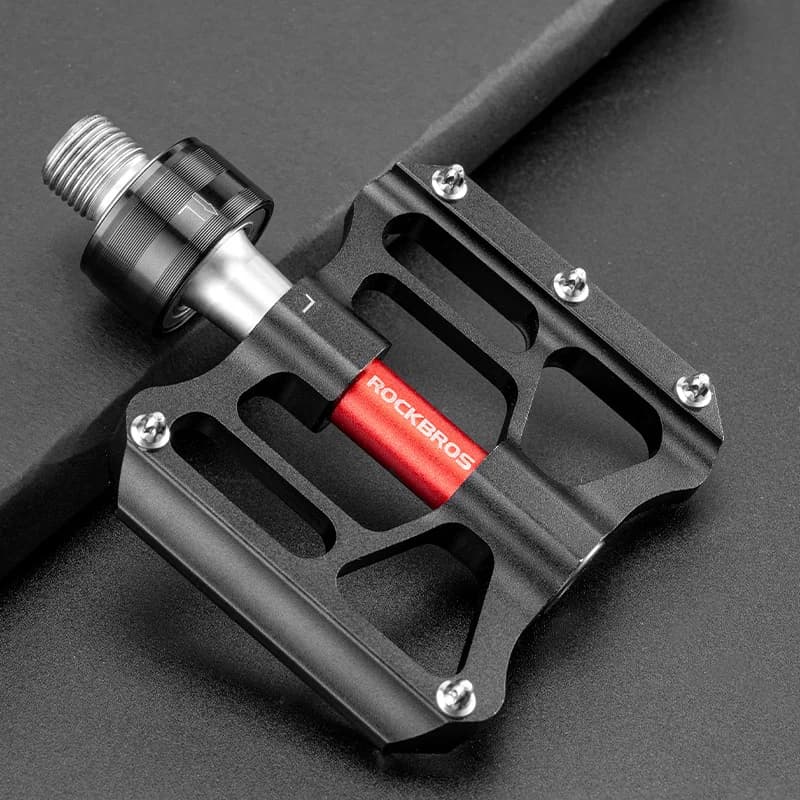 Hurtigudløsnings pedaler i aluminium med skridsikker overflade