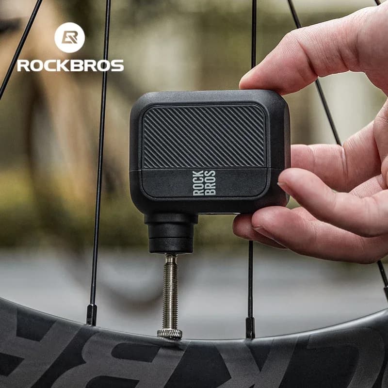 Mini portabel elektrisk cykelpumpe 100PSI Type-C genopladelig