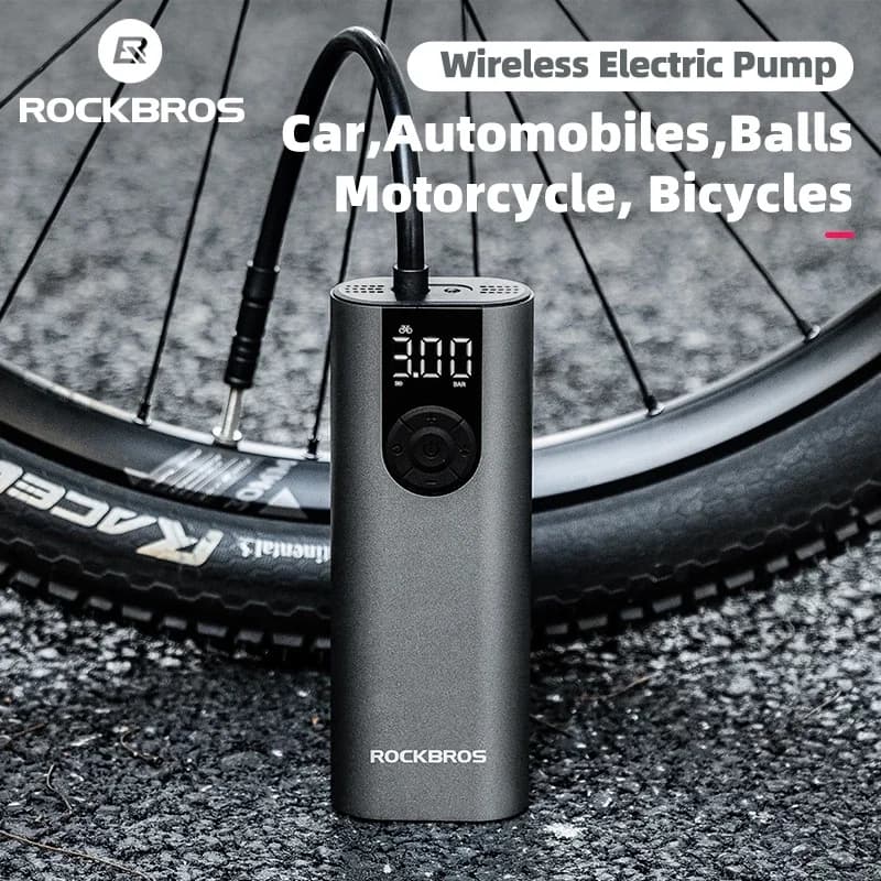 150 PSI bærbar elektrisk cykelpumpe